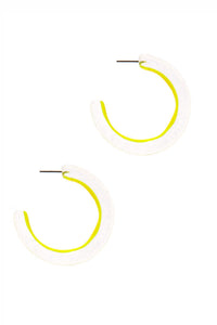 Chic Transparent Hoop Earring